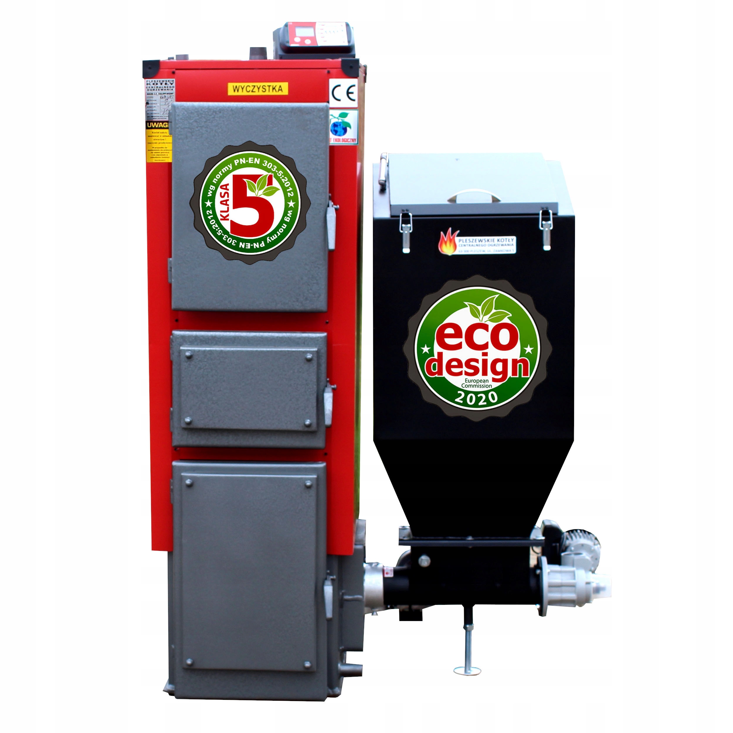 Kotol s podávačom od 38 kW do 400 m2. Kachle na uhlie Eco-Pea