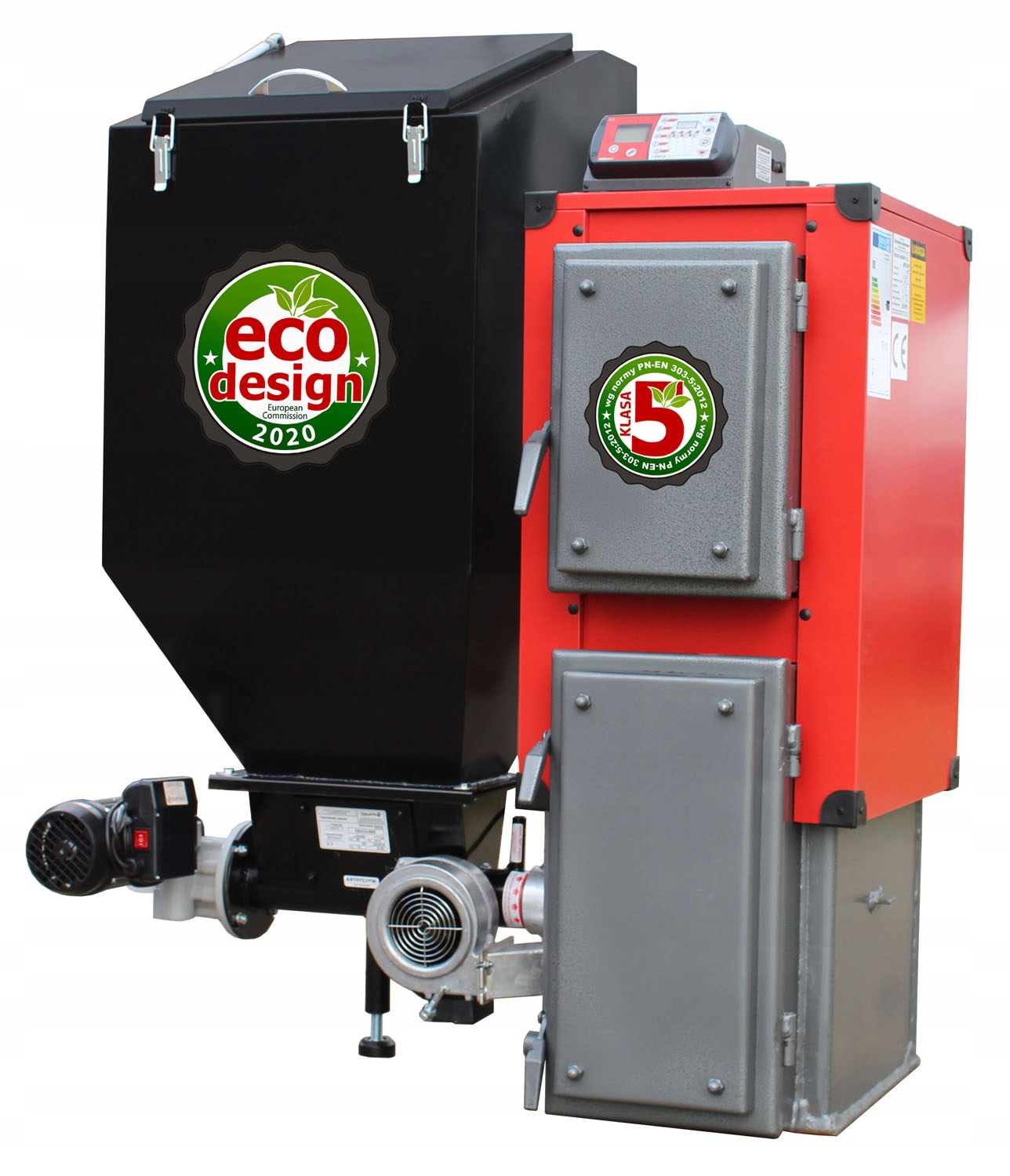 Kotol s podávačom na uhlie Eco-Pea od 7 kW do 70 m2