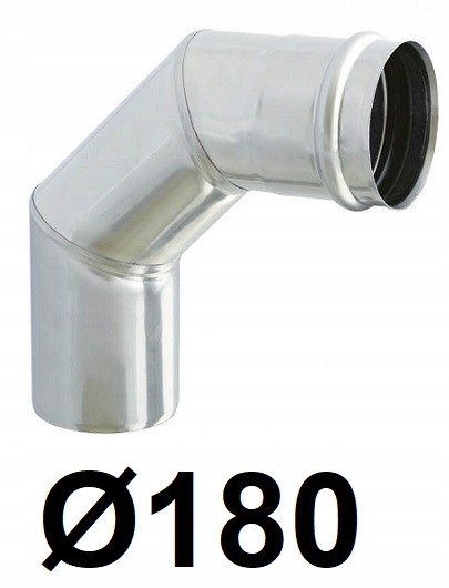 Plynové koleno s tesnením 180 [mm]