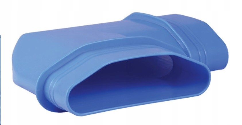 Horizontálne ohyb rekuperácie 132 × 52 mm