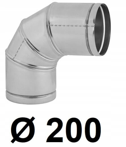 Nastaviteľný ohyb spiro 200 [mm] pozinkovaný