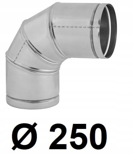 Nastaviteľné koleno spiro 250 [mm] pozinkované