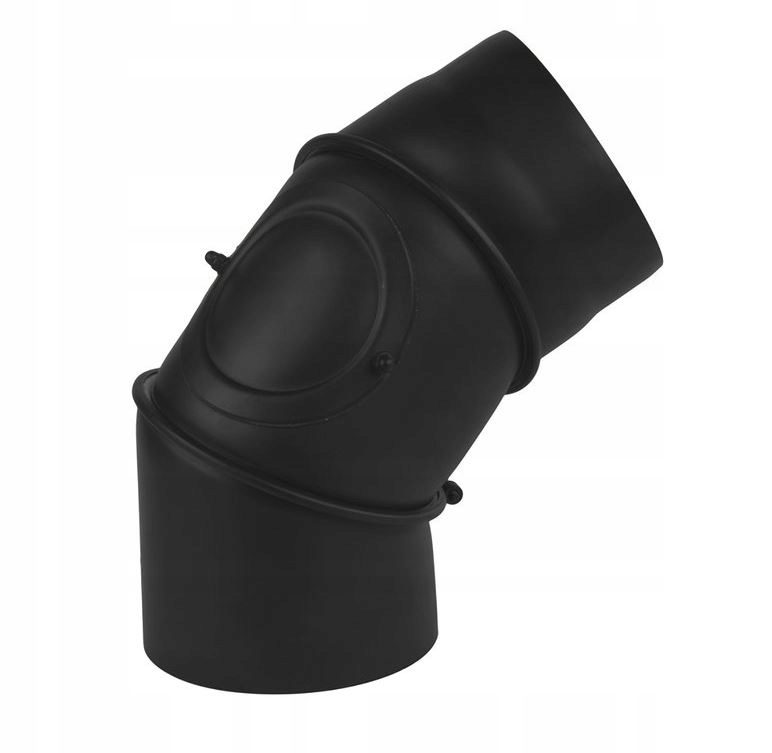 Nastaviteľné koleno s otvorom pre komín 130 mm