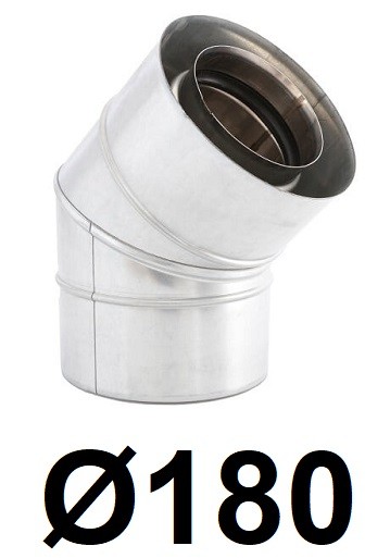Ohyb komína 180 [mm]