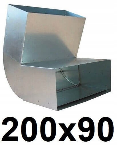 Nastaviteľné koleno 0 - 110/200 x 90 [mm]