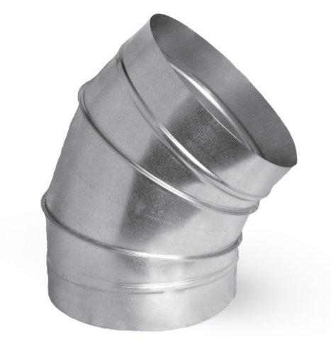 Segmentovaný ohyb fi 200 Spiro 60 stupňov SOLVENT
