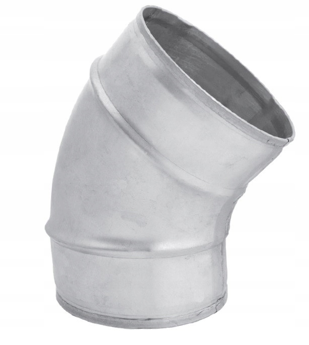 Razené koleno 45 stupňov 180 mm