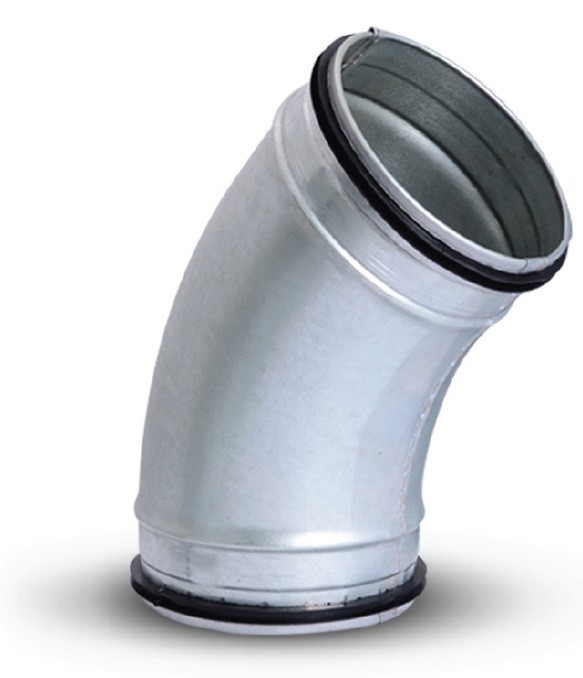 Dlhý lisovací ohyb 125 mm s tesnením