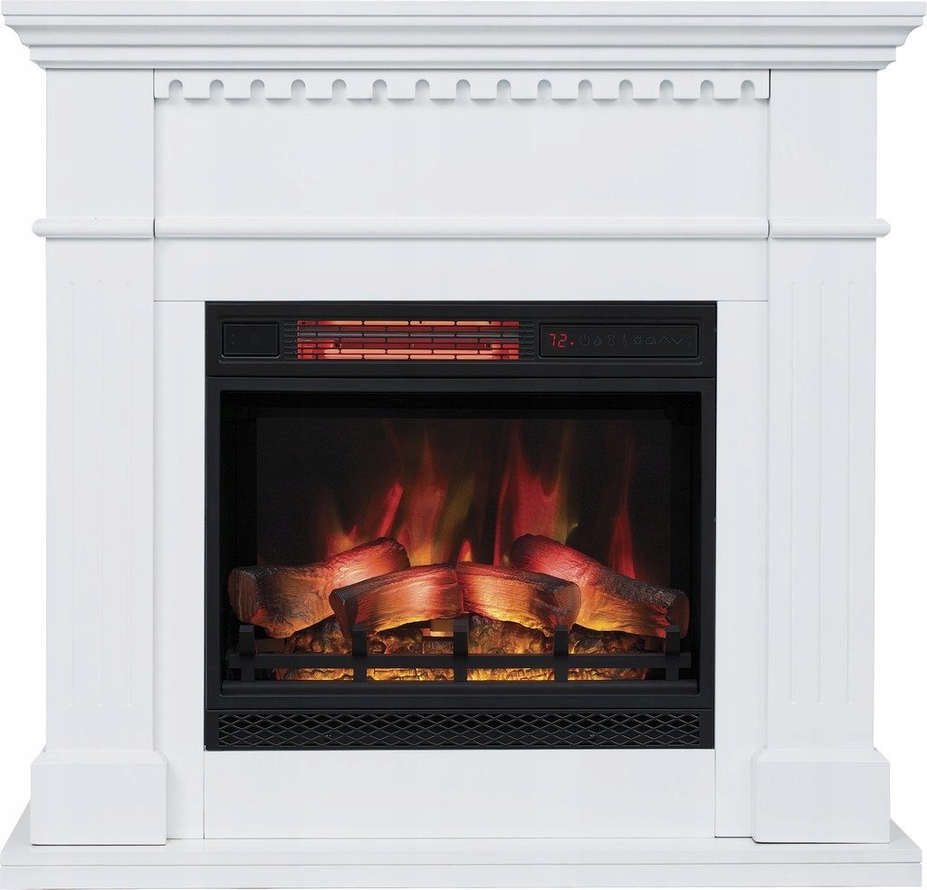 Elektrický krb LED 3D Flame VILANO biela