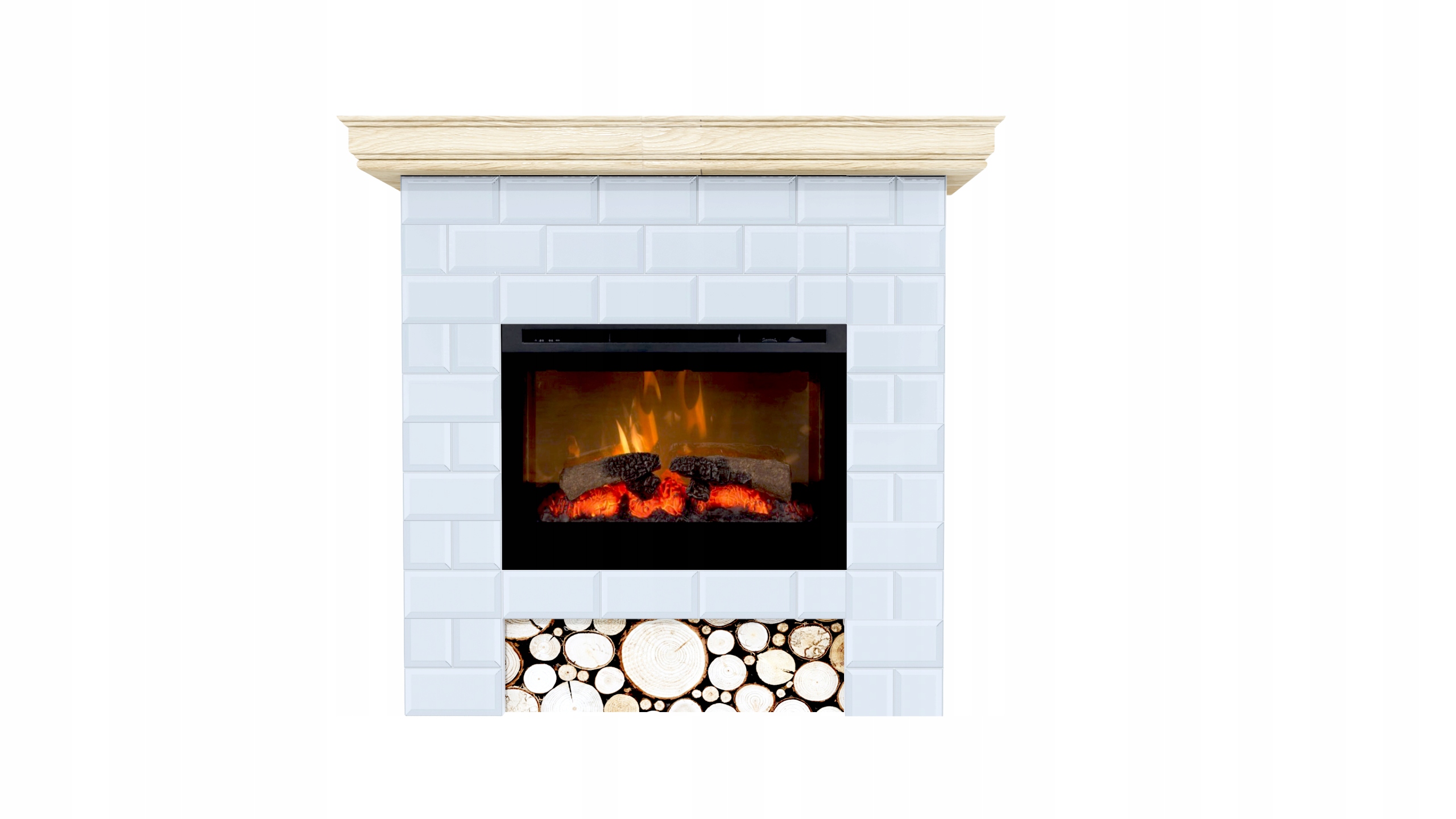Elektrický krb RETRO WOOD DIMPLEX 25 Eco Led