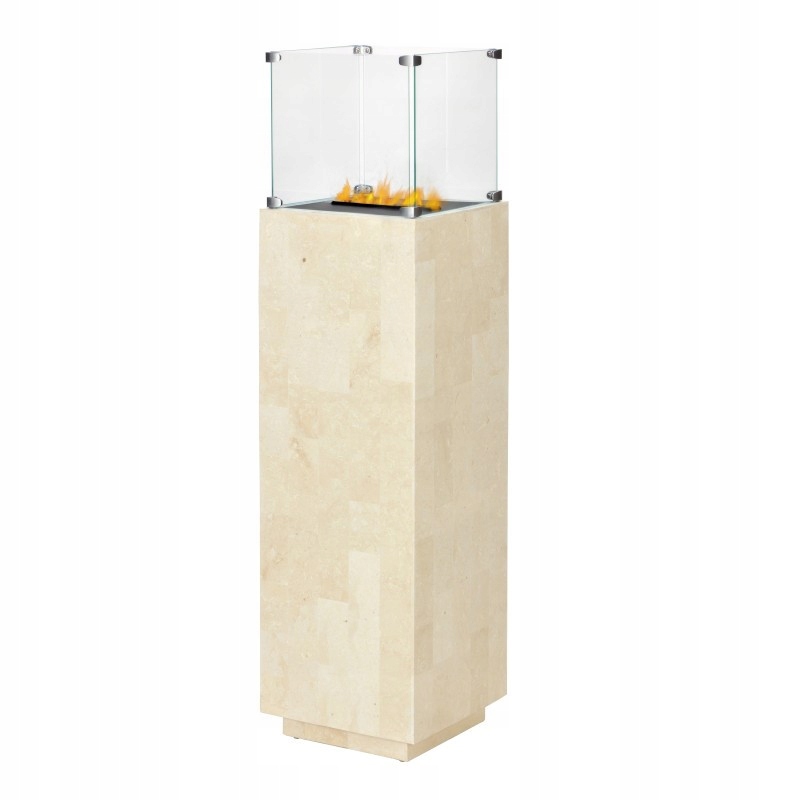 Elektrický krb Dimplex Isola STONE biela LED