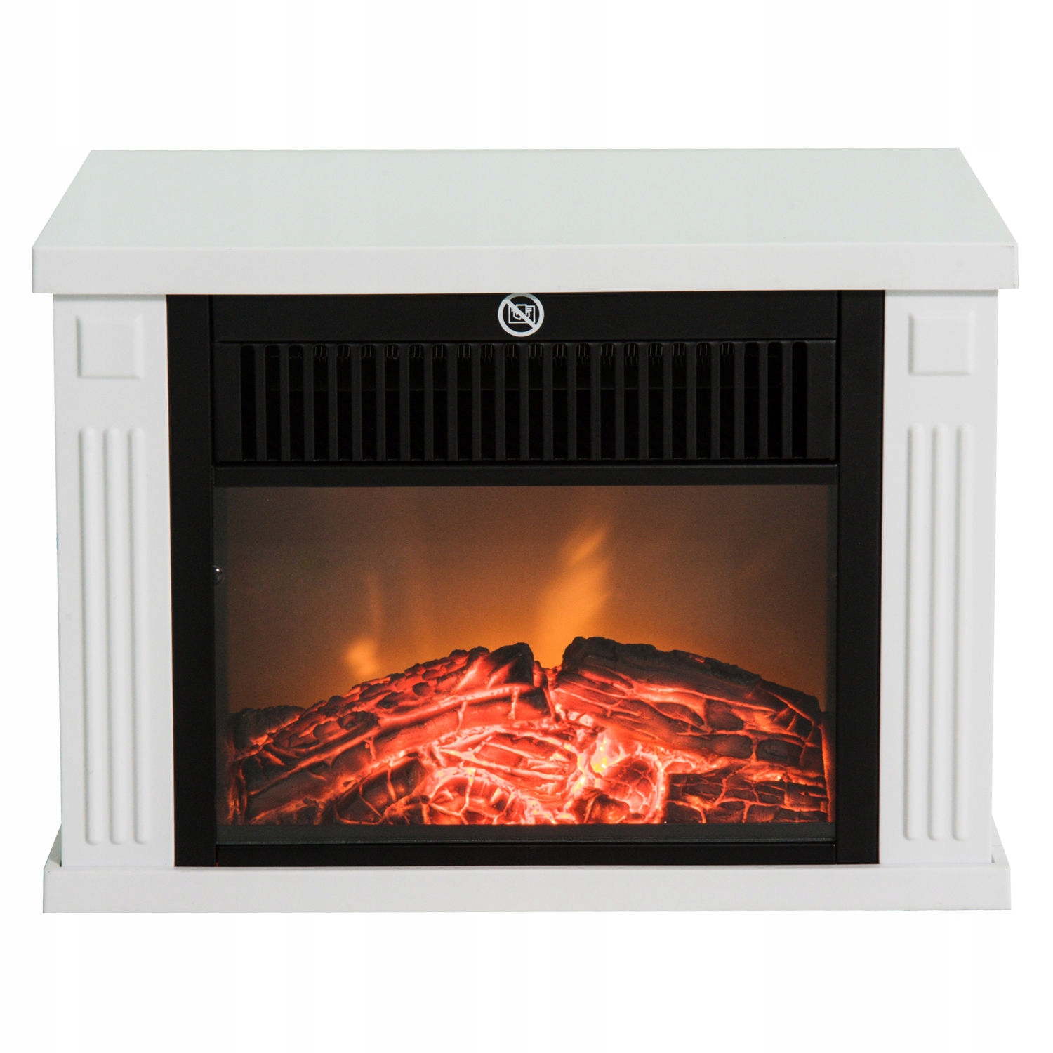 Elektrický krb 1 200 W biely HOMCOM