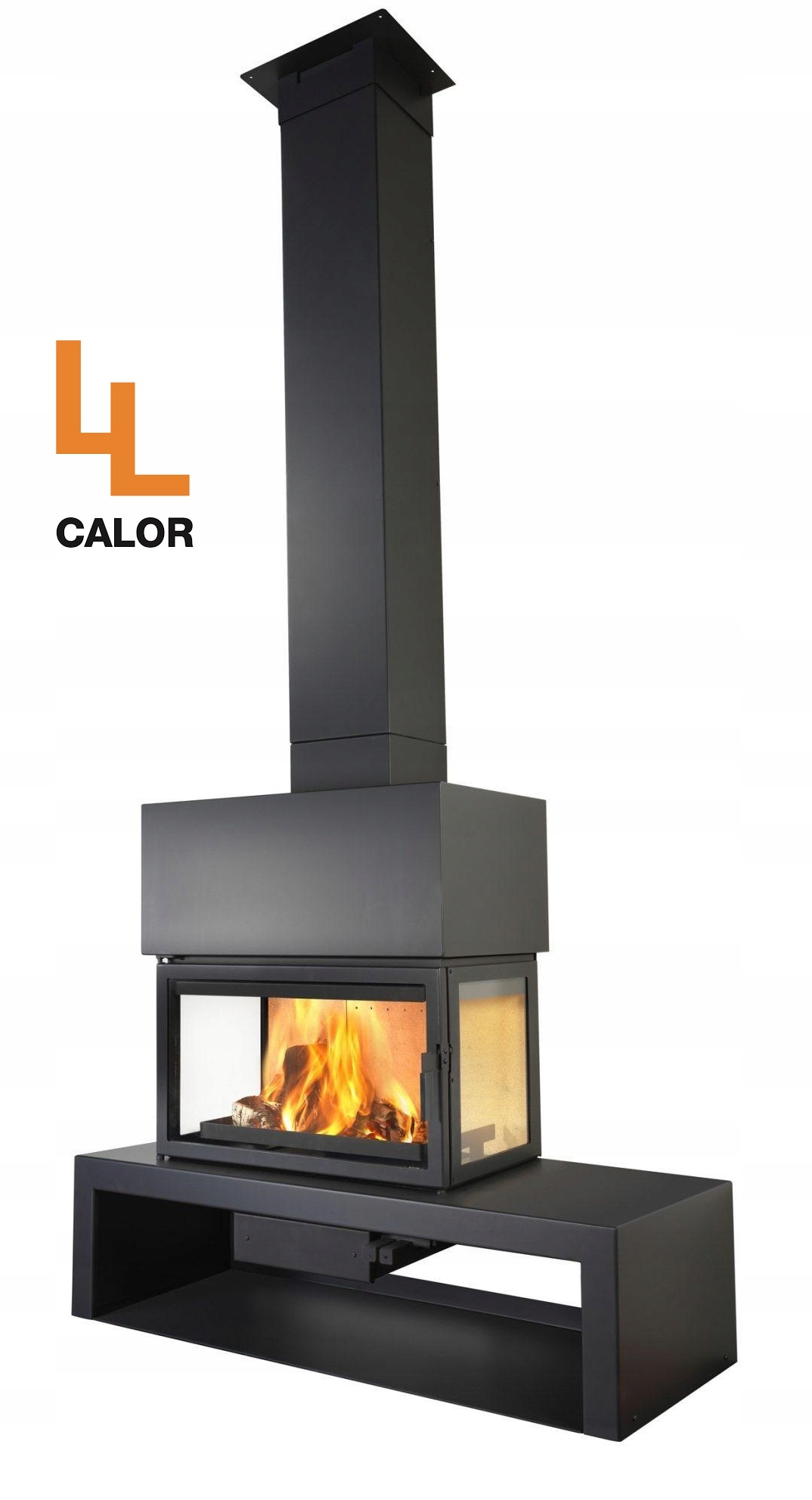 Moderný krbový kachle LL CALOR LL-15 E 11kW