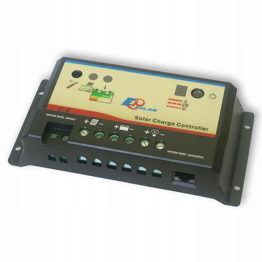 Fotovoltaika - EPIPC-COM 12V / 24V 10A regulátor nabíjania