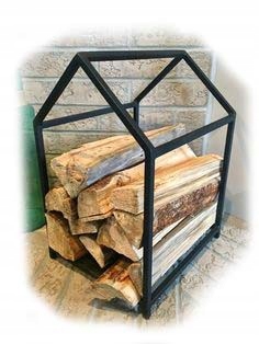 Stojan, kôš na drevo Nový košový domček 80 cm x 30 cm x 30 cm Výrobca