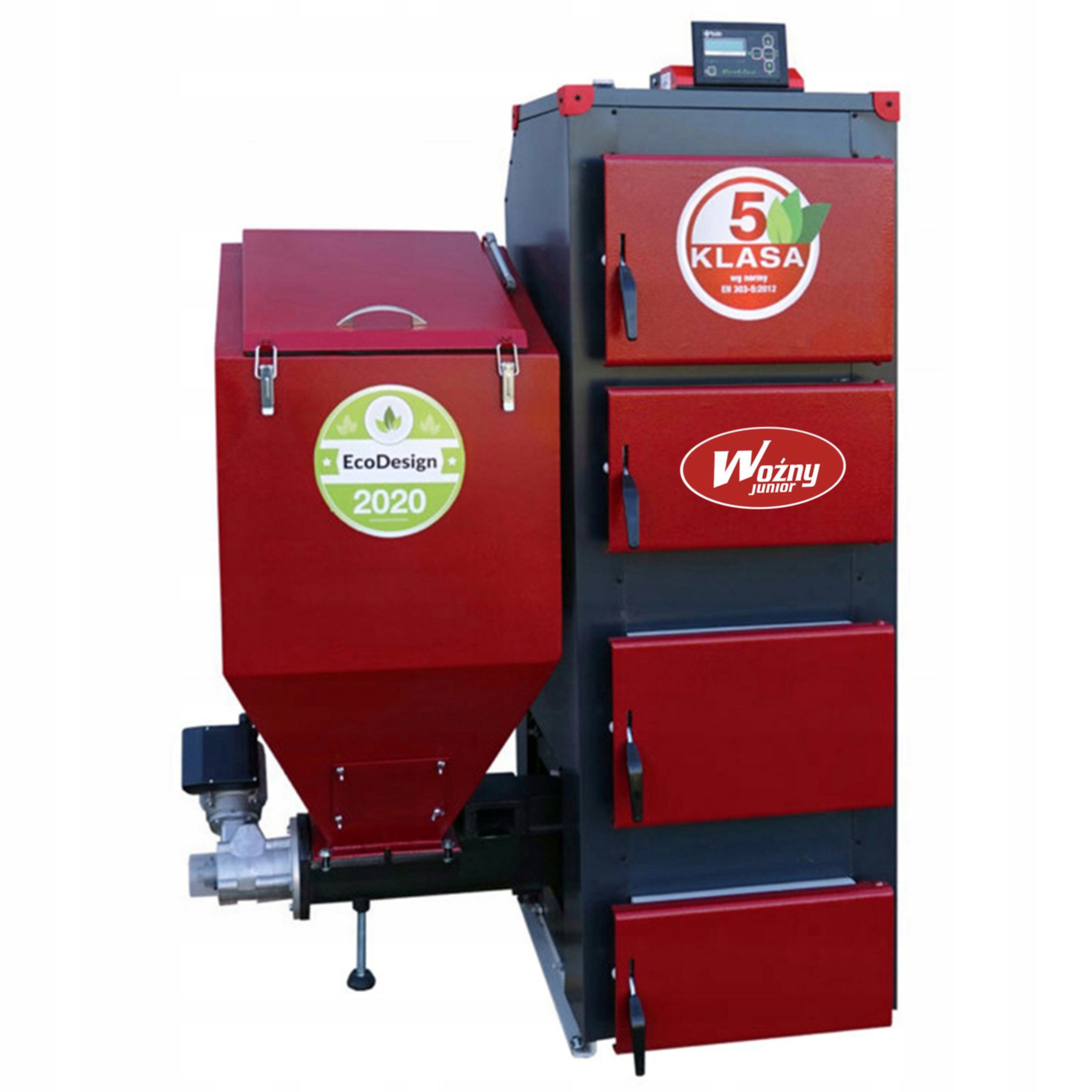 Kotly Kotolová pec 24kW Eco-hrach uhlie 5 Trieda podávača