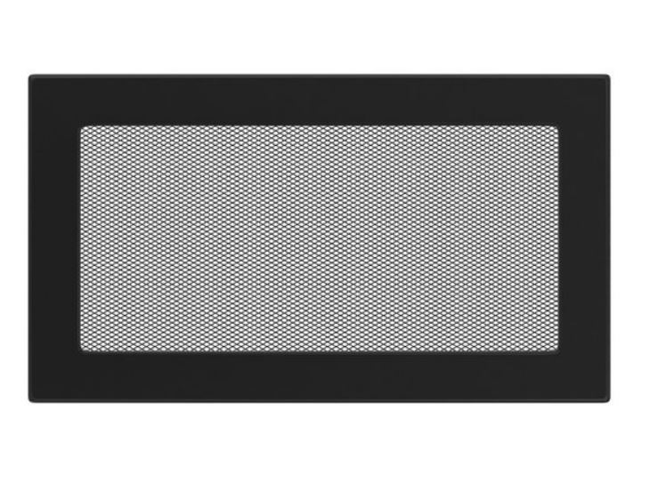 Čierny ventilačný výstupný rošt 17 × 30 cm