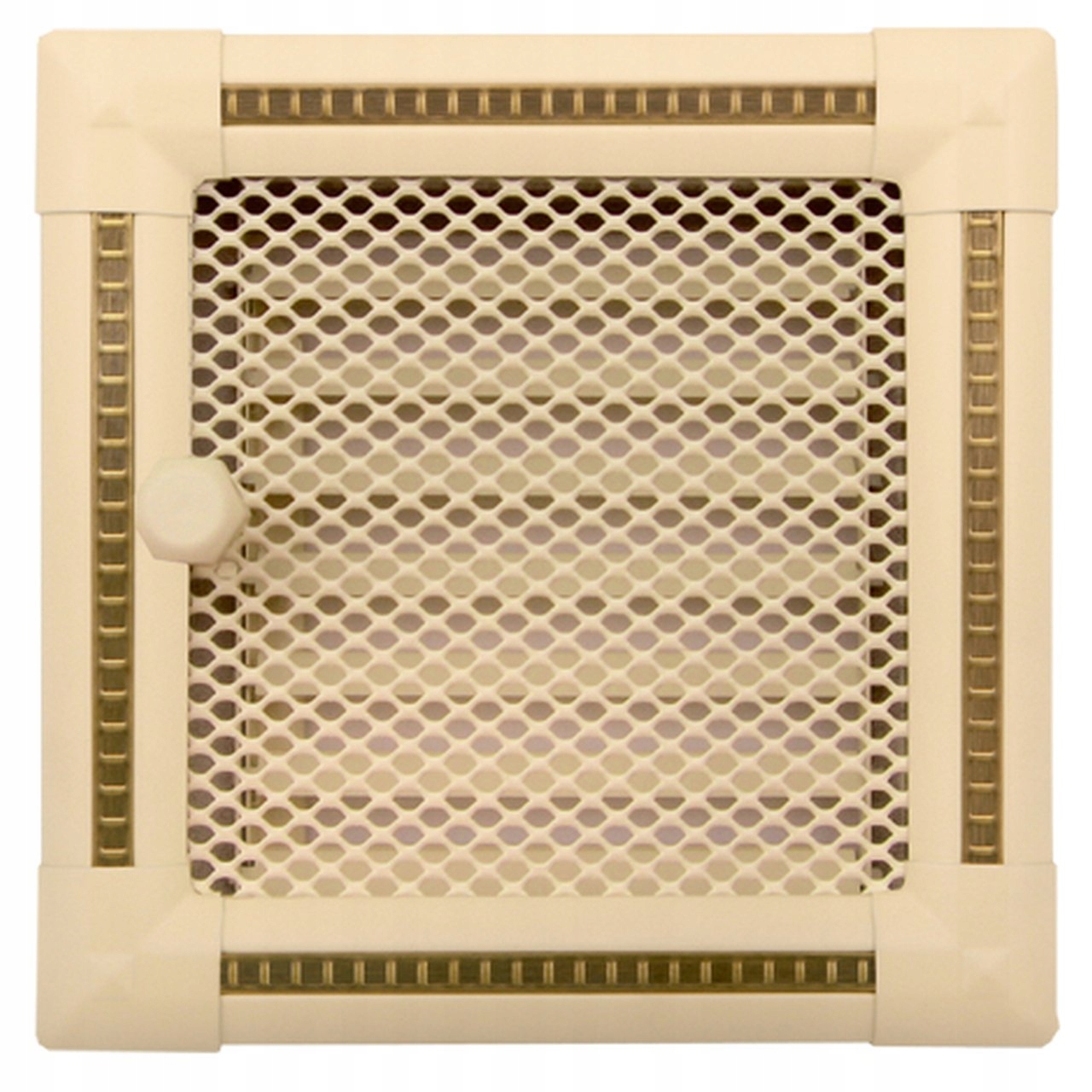 Krbová mriežka 16x16 uzávierka sloních kostí + zdarma