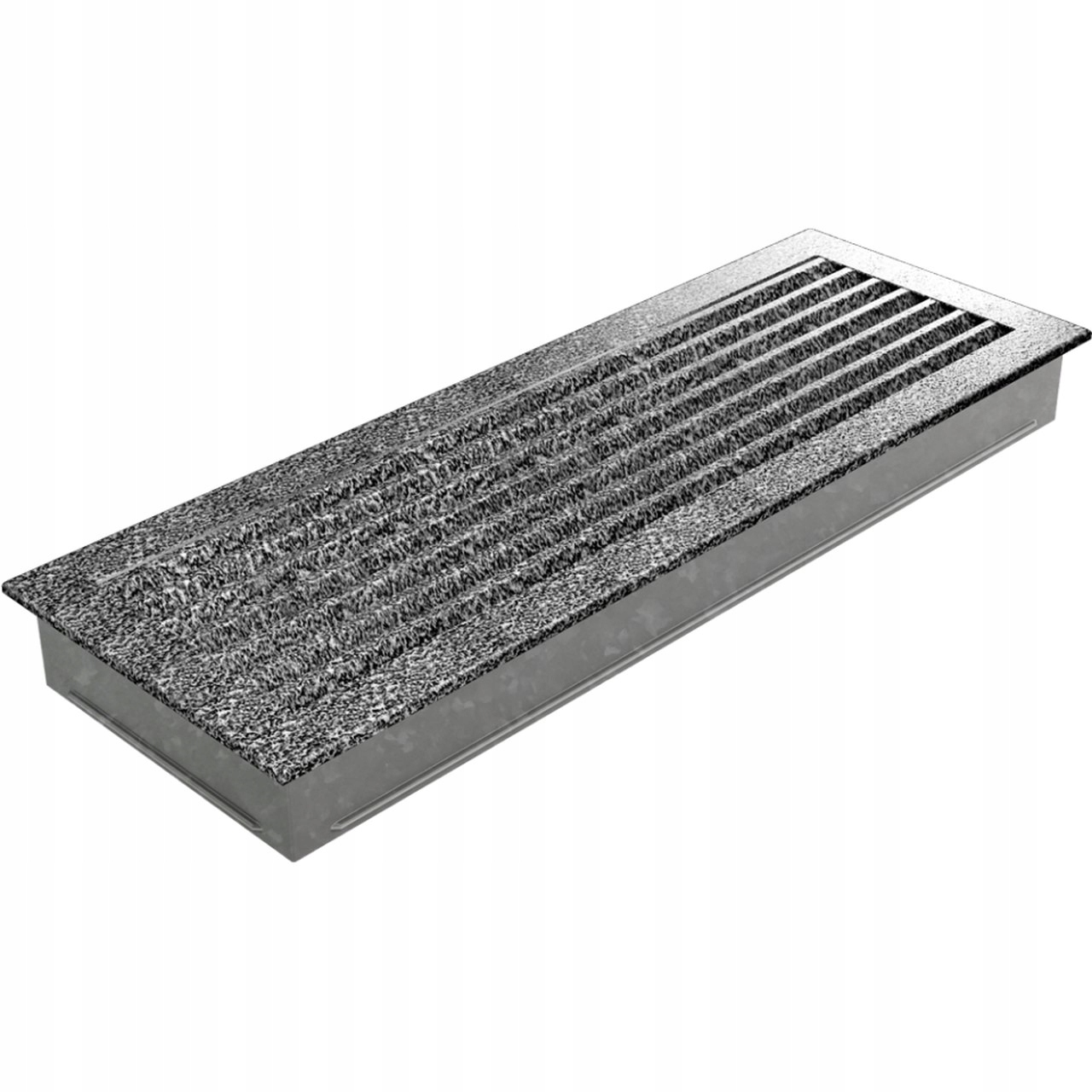 Krbová mriežka FRESH čierna a strieborná 17 × 49 + zdarma