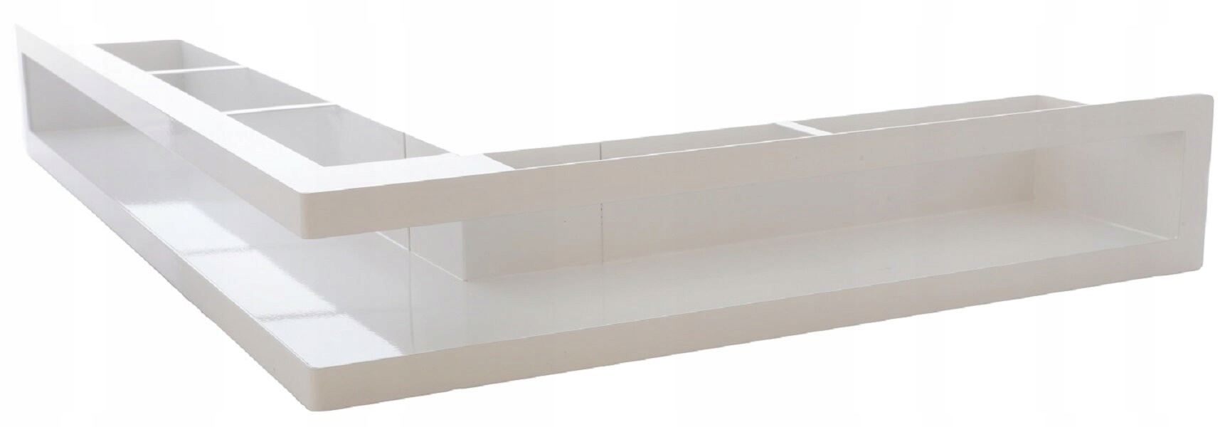 Krbová vložka - Krbový rošt 500x300 / 70-ľavý BIELY