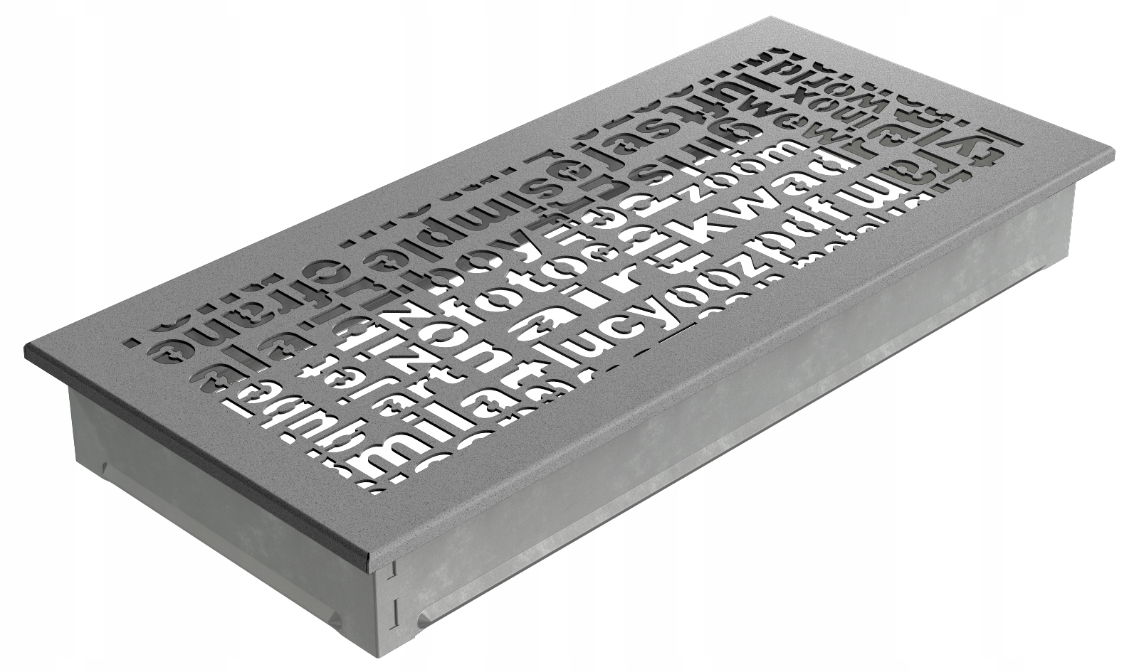 Krbový rošt ABC granito 17x37 vetranie