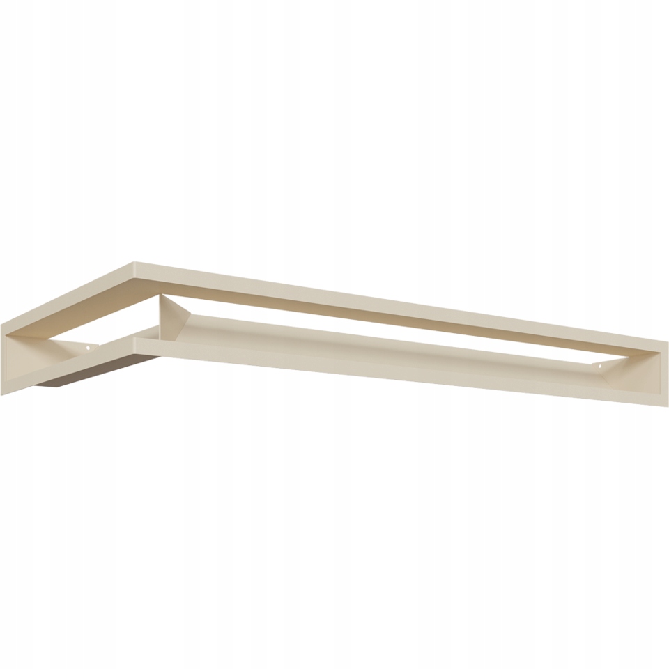 Krbová roštenka LUFT CORNER krémová 40x80x9
