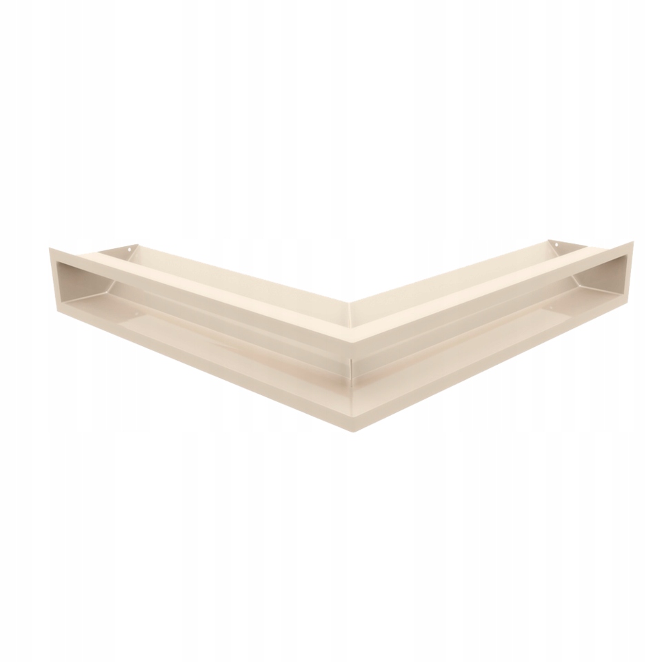 Krbová mriežka LUFT CORNER krémová 56x56x9
