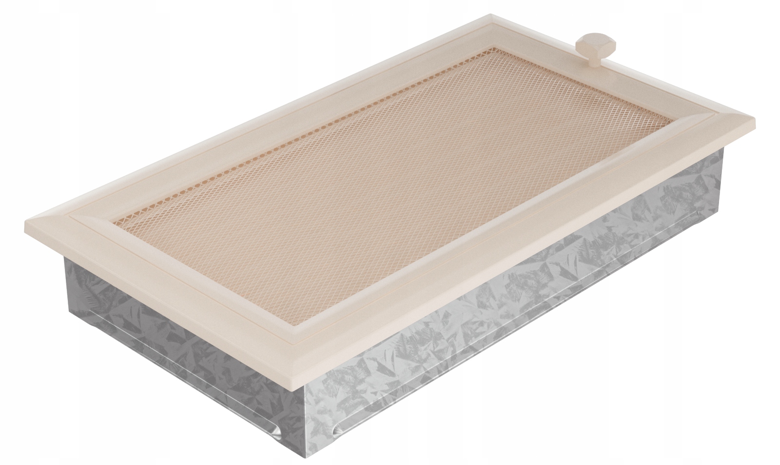 Krbový rošt Oskar krém s uzáverom 17x30 béžový