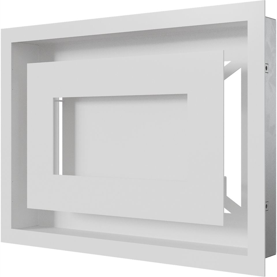 Krbový rošt WIND 22x30 vetranie biele