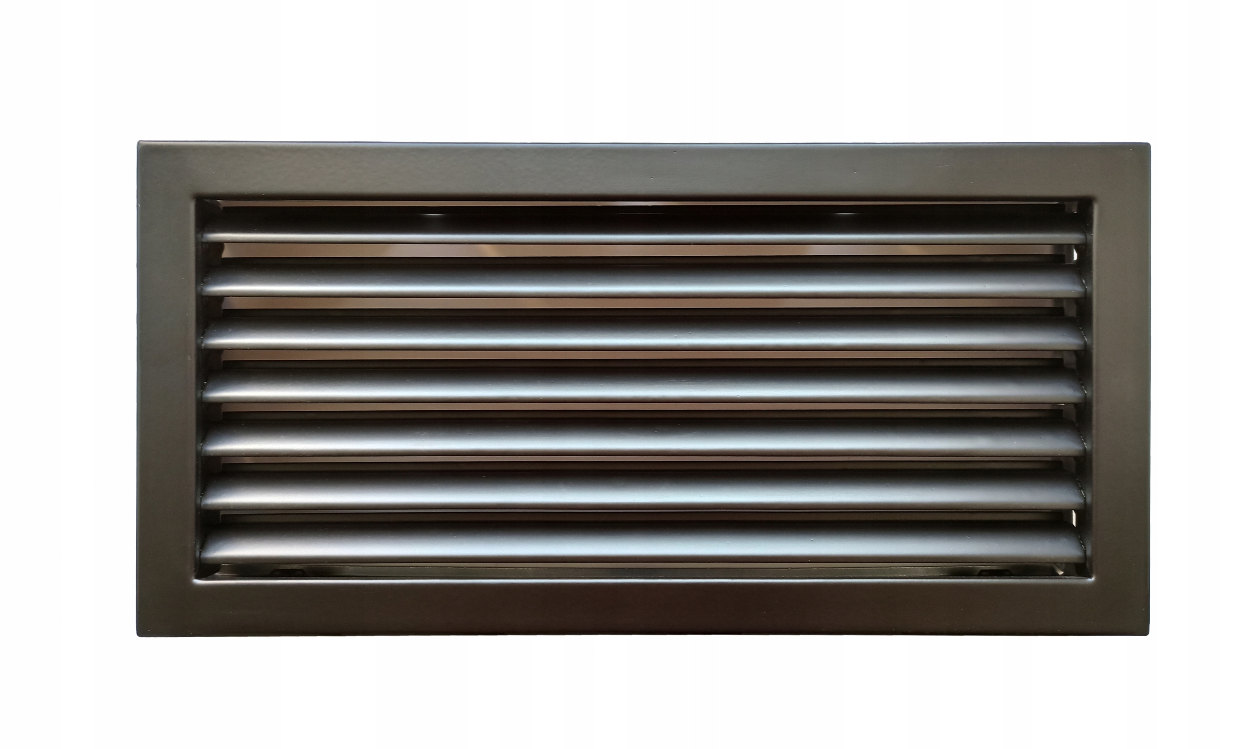 Čierny krbový rošt 450 × 220 vetranie