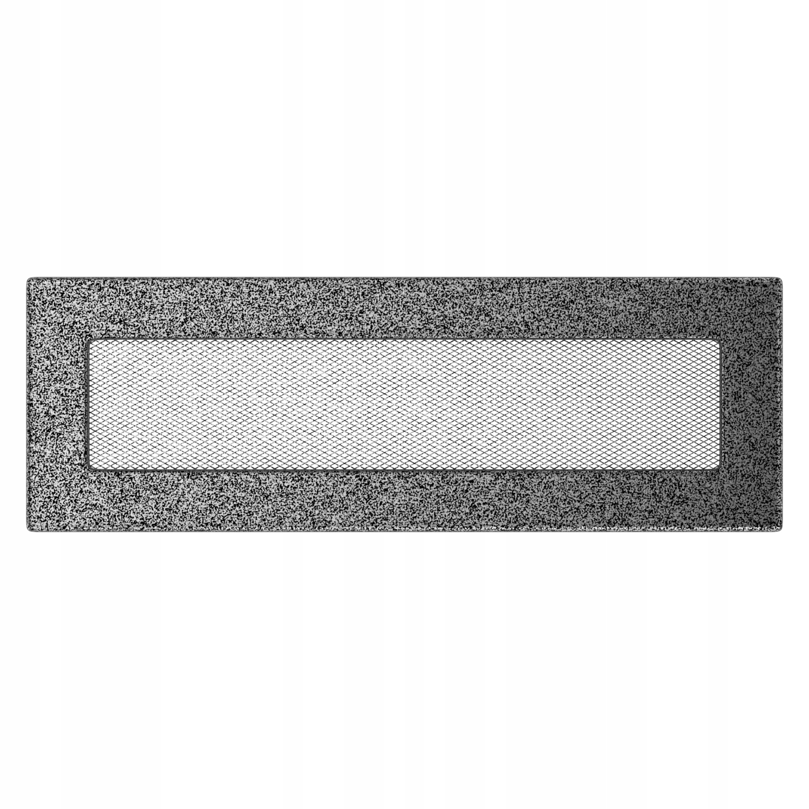 Čierno-strieborný ventilačný rošt 11x32