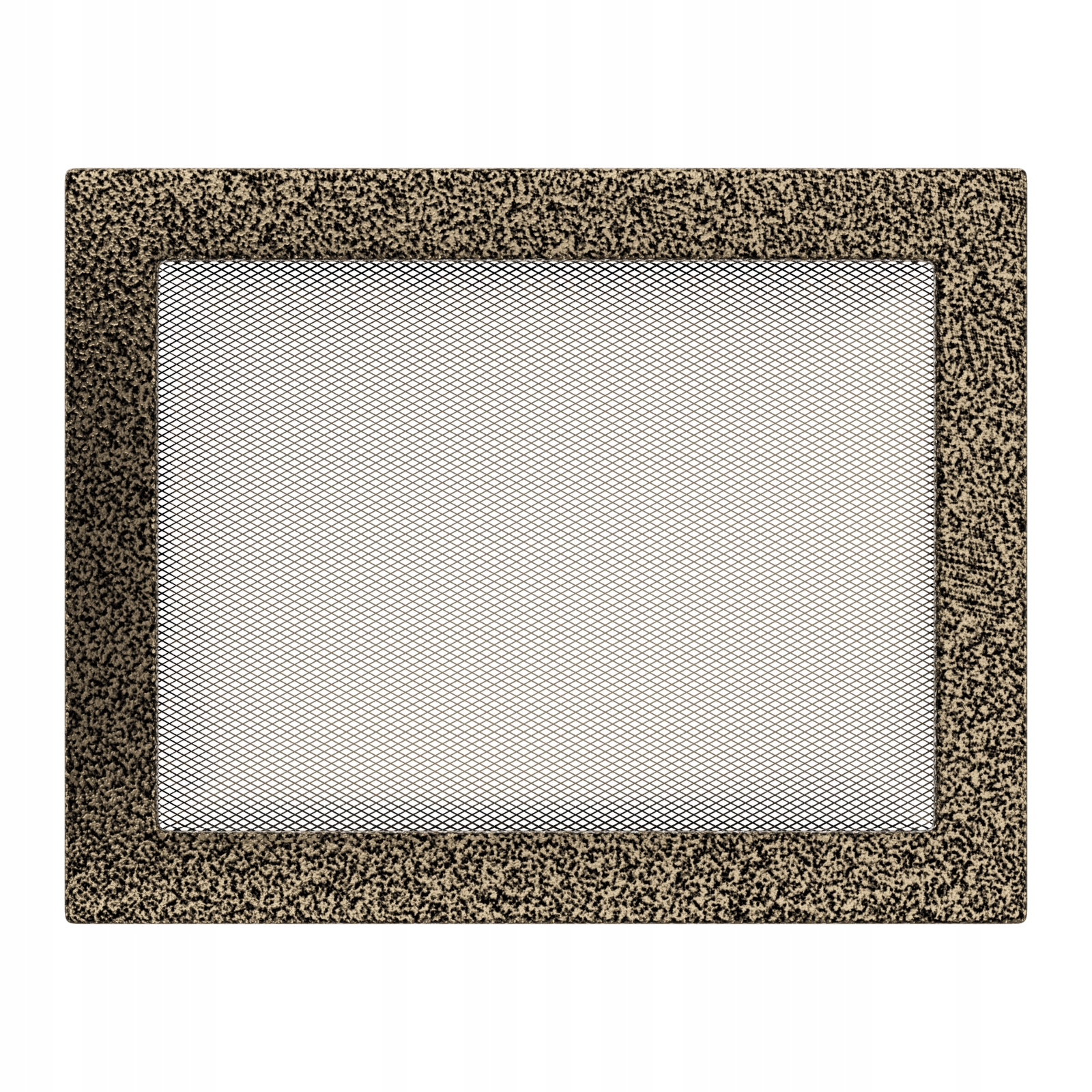 Čierno-zlatý ventilačný rošt 22x30