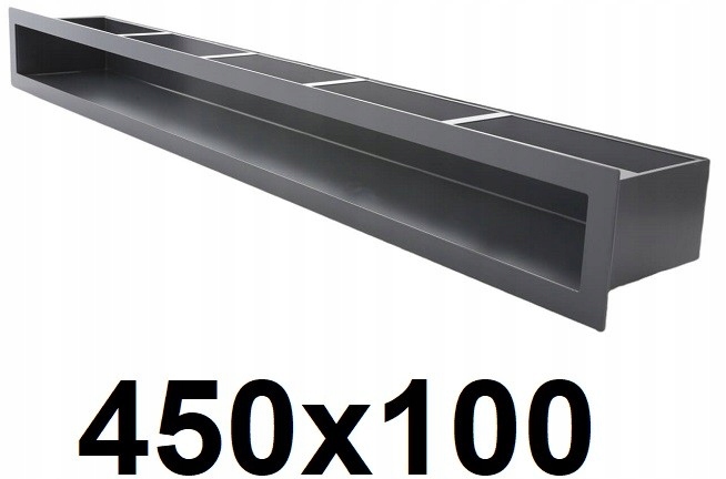 Vetracia mriežka - Sudový rošt 450x100 [mm] GRAFIT
