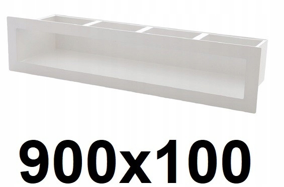 Vetracia mriežka – Sudový rošt 900 × 100 [mm] BIELY