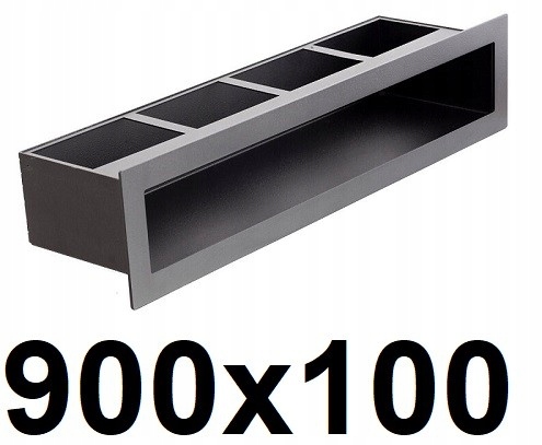 Vetracia mriežka - Sudový rošt 900x100 [mm] ČIERNY