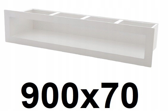 Vetracia mriežka – Sudový rošt 900 × 70 [mm] BIELY