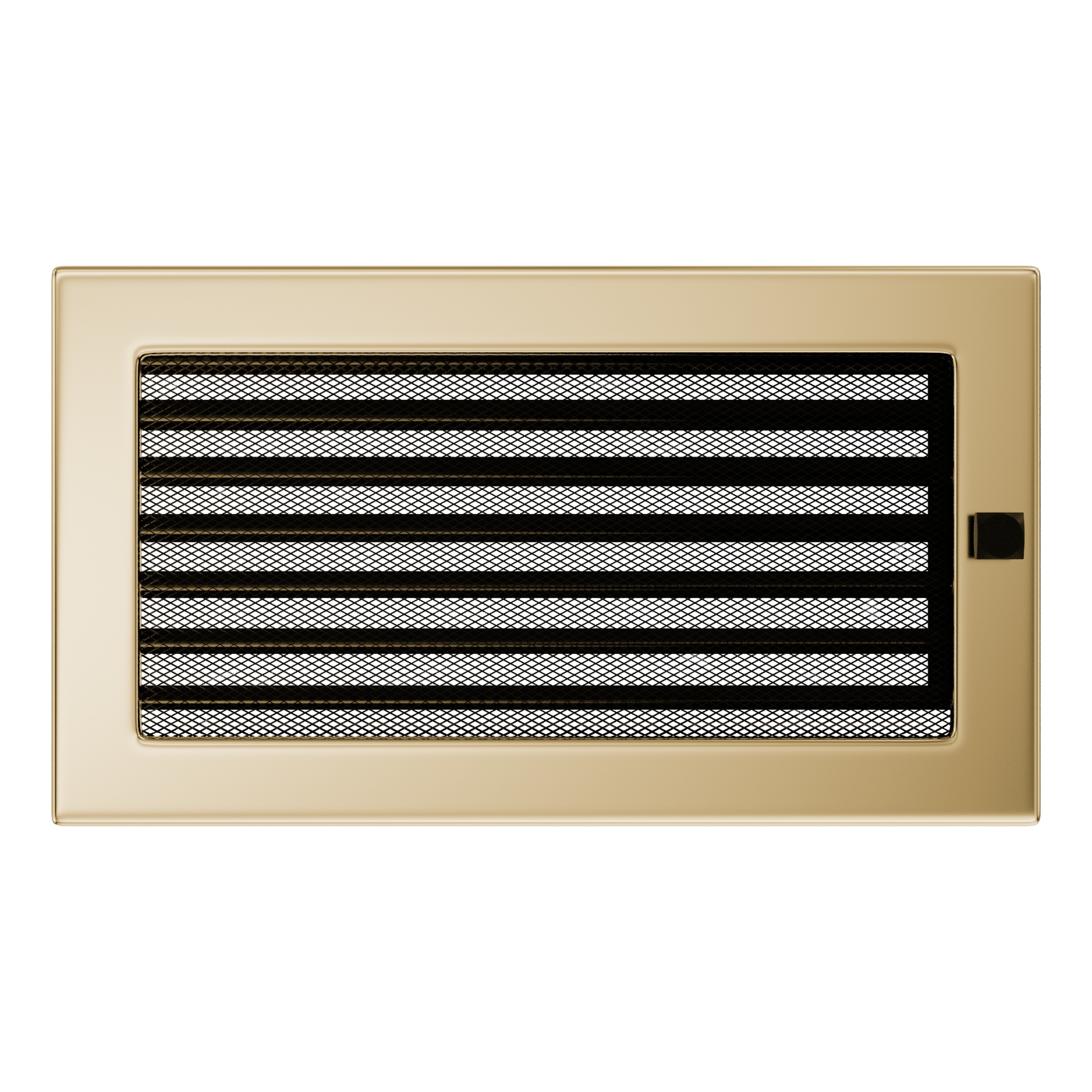 Pozlátený krbový rošt 17x30 roletový krb