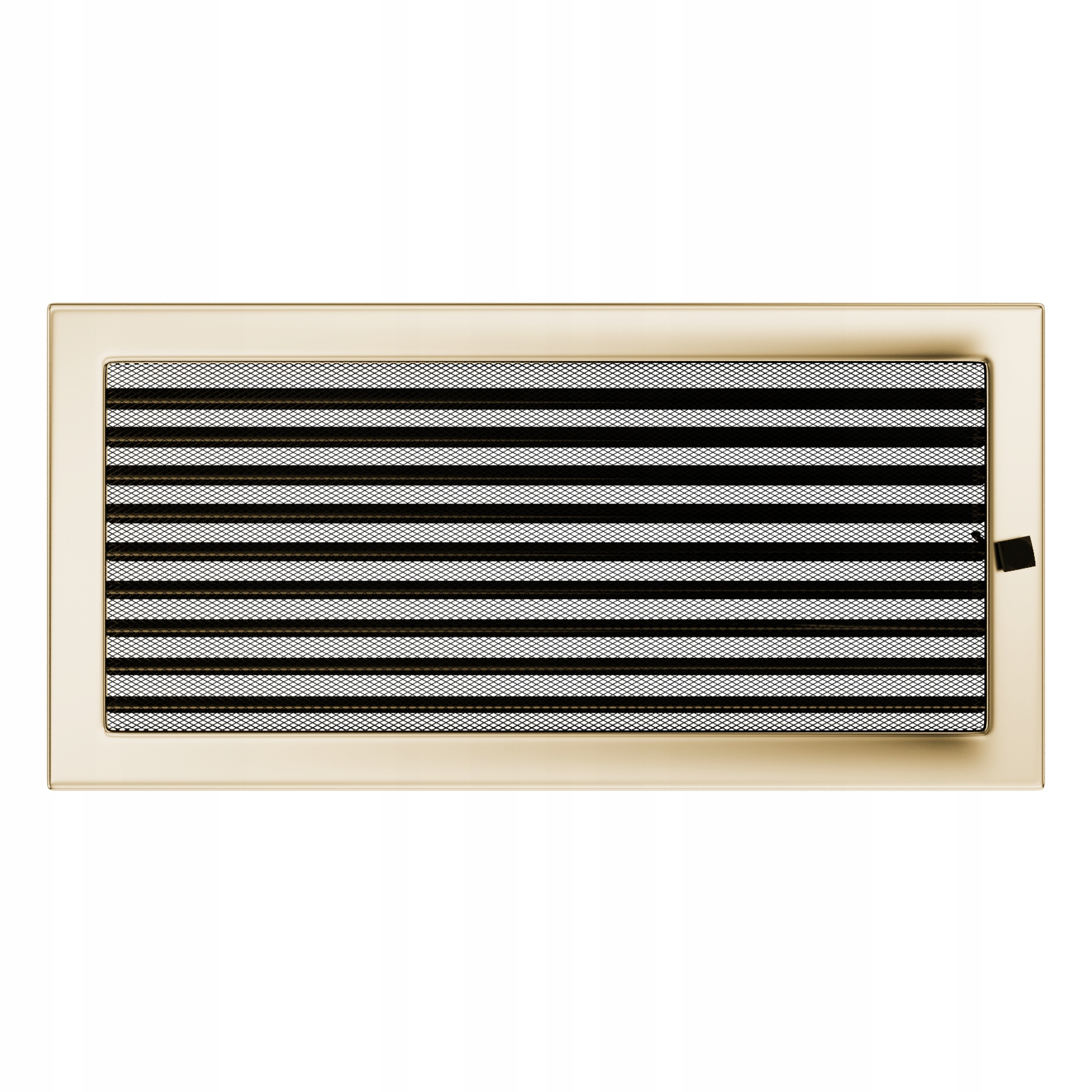 Pozlátený krbový rošt 22x45 roletový krb
