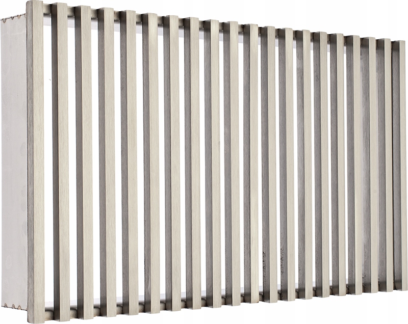 Oceľový krb INOX zvislý rošt