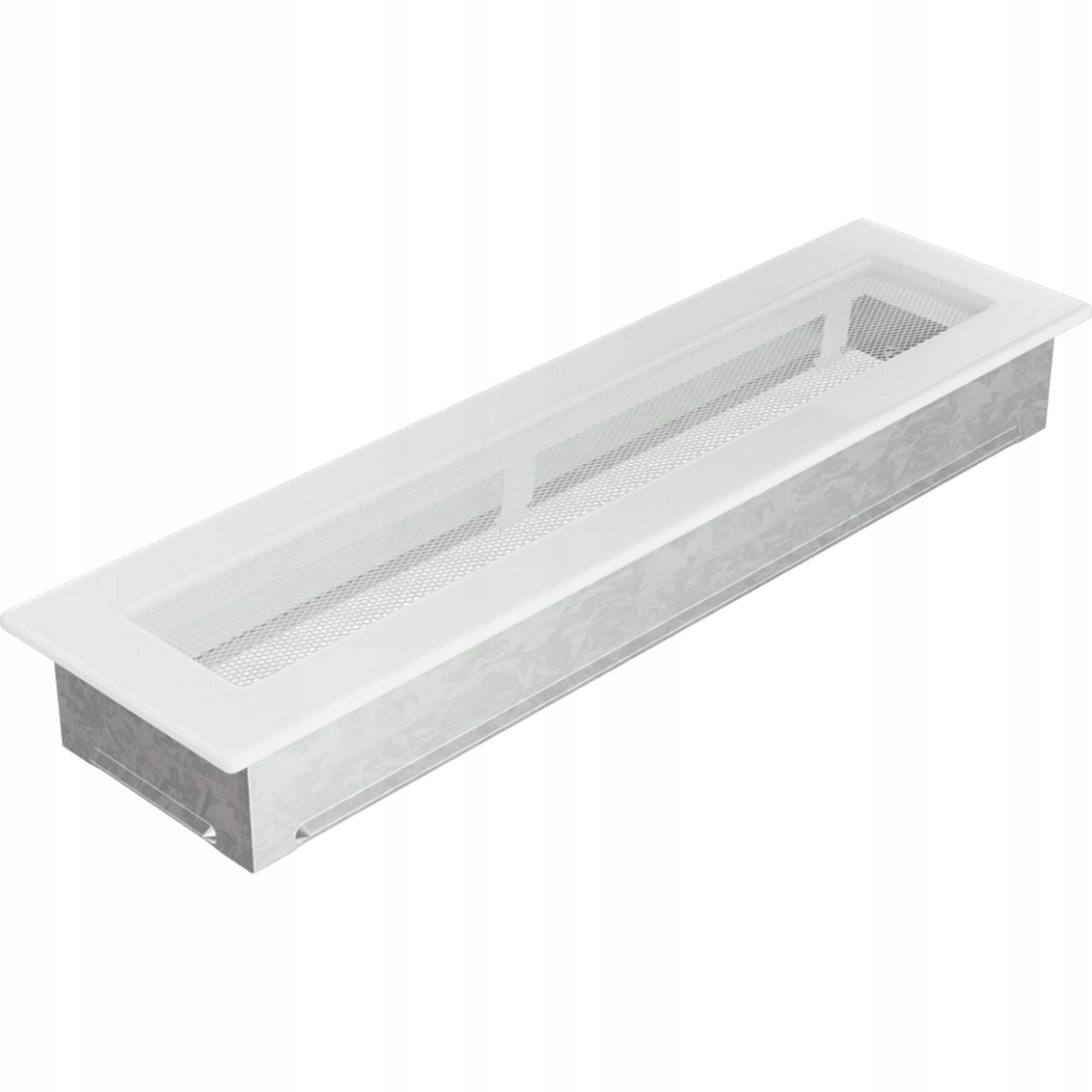 Vetrací krb biely 11x42