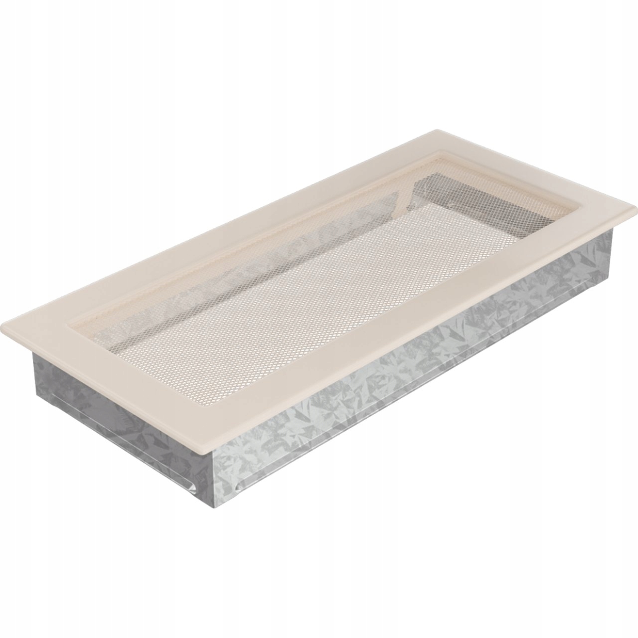 Krémový ventilačný rošt 17x37