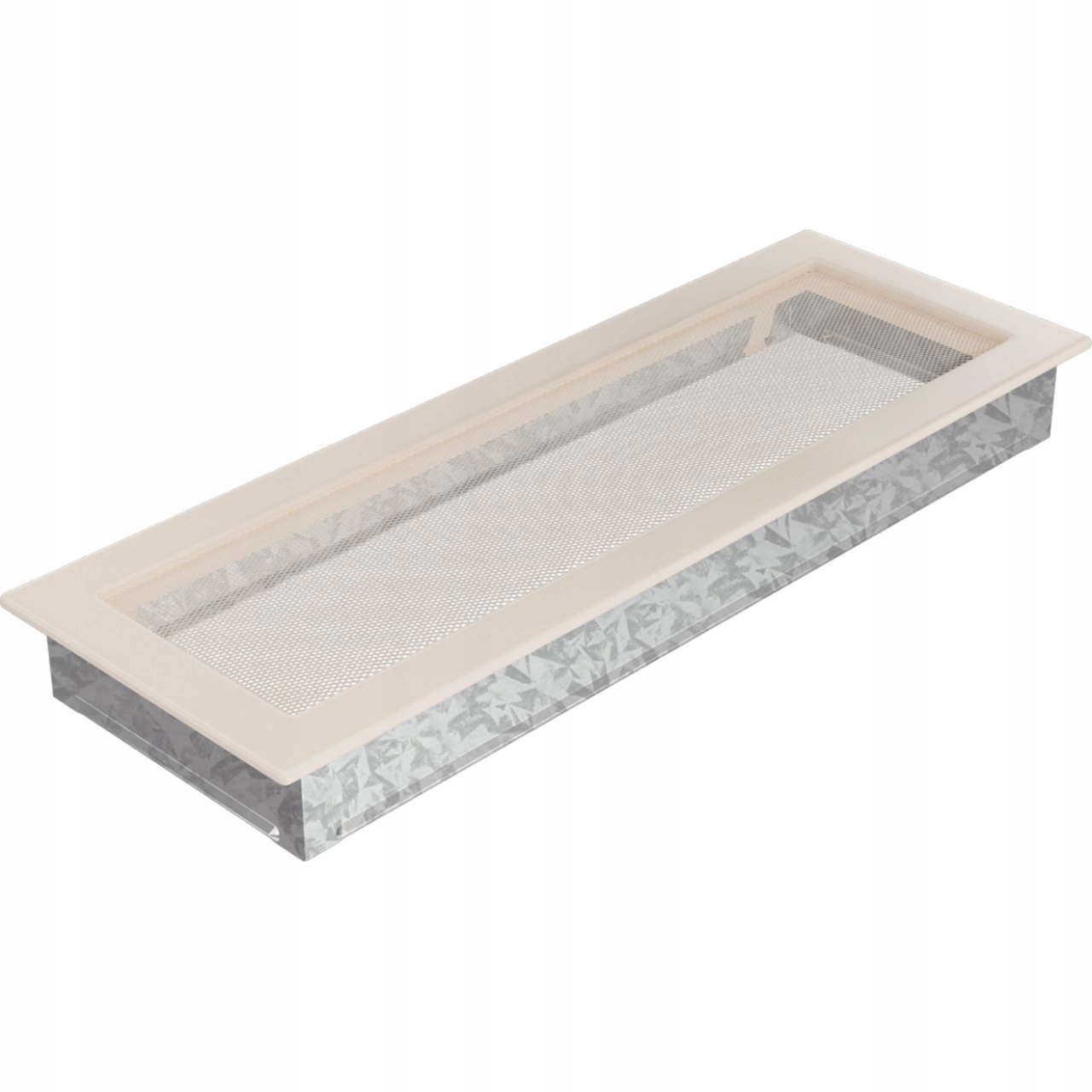 Krémový ventilačný rošt 17x49
