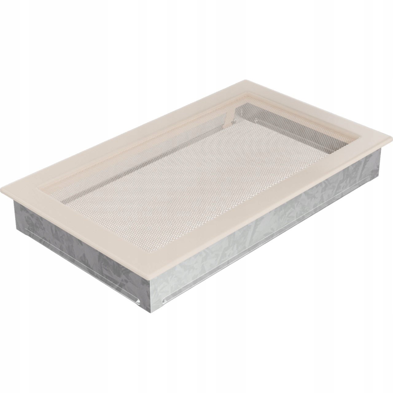 Krémový ventilačný rošt 22x37