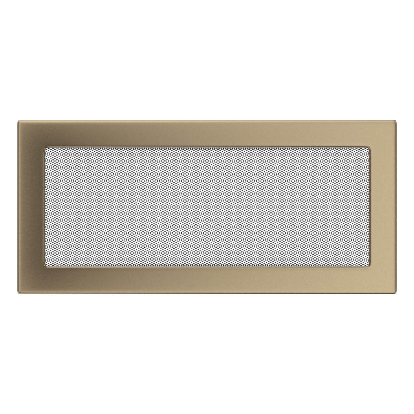 Krbový rošt pozlátený pozinkovaným krbom 17x37