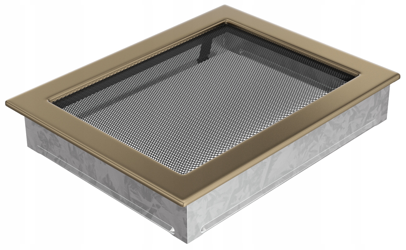 Krbový rošt galvanicky pozlátený krb 22x30