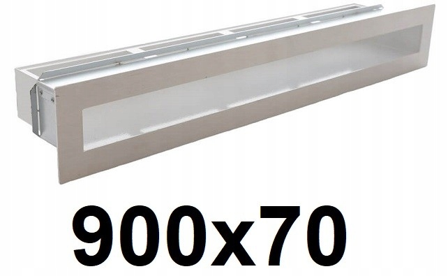 Vetracia mriežka - Sudová mriežka s rámom CHROME 900x70 [mm]