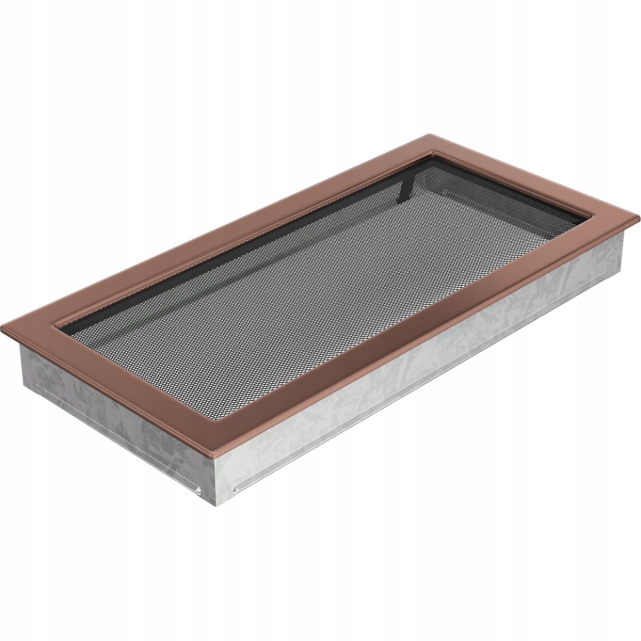 Galvanická medená vetracia mriežka 22x45 + zdarma