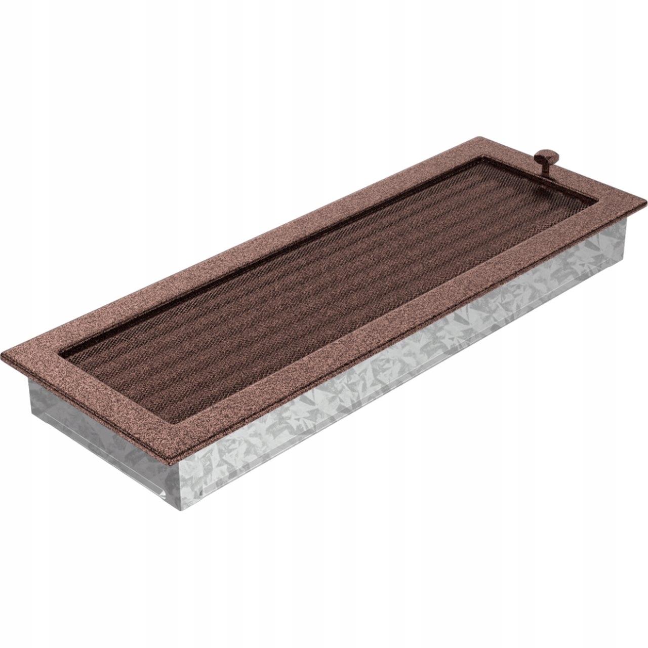 Medená clona mriežky ventilácie 17x49 + zdarma