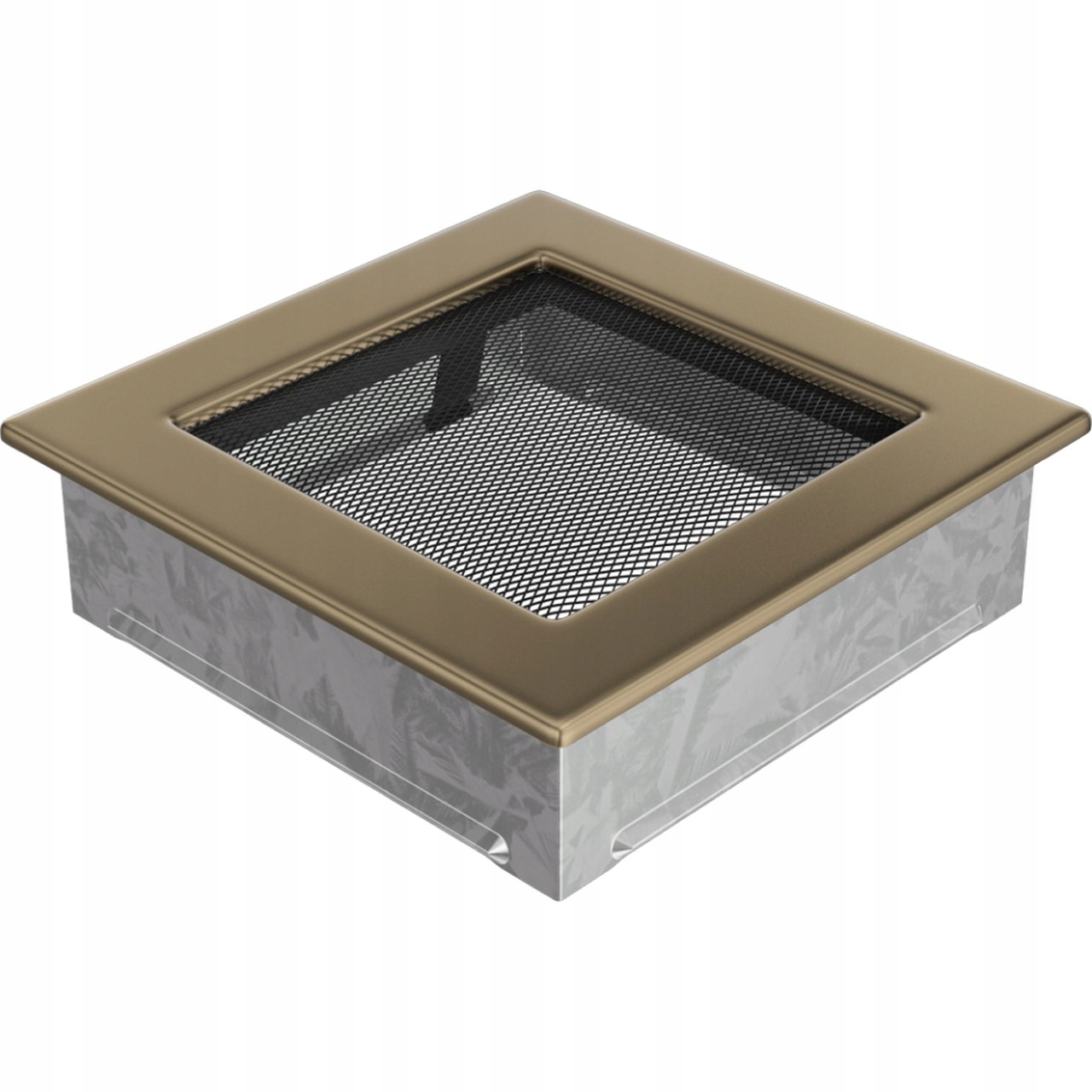 Mriežka, ventilácia, zlatá galvanická 17x17 + zdarma