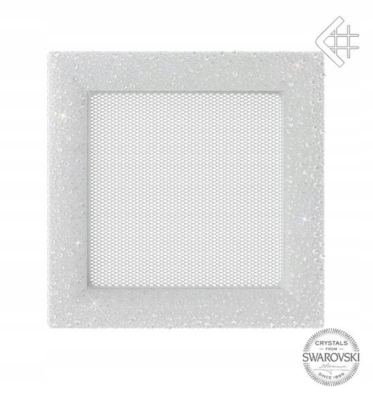 Vetracia mriežka 17/17 SWAROVSKI biela